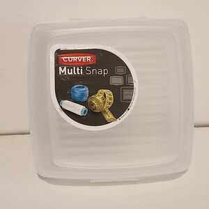 5” The Container Store Curver Multi Snap Storage Conatiner